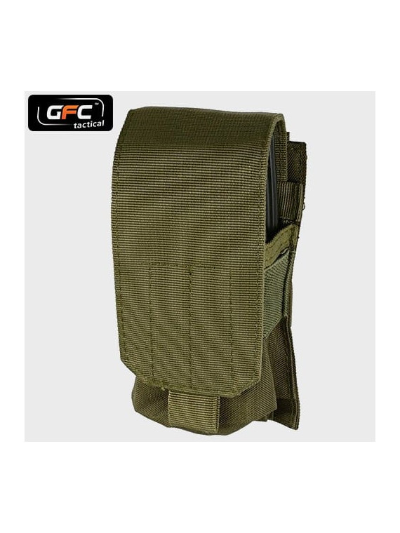 GFC TACTICAL ŁADOWNICA PODWÓJNA NA MAGAZYNKI M4/M16 OLIWKOWA