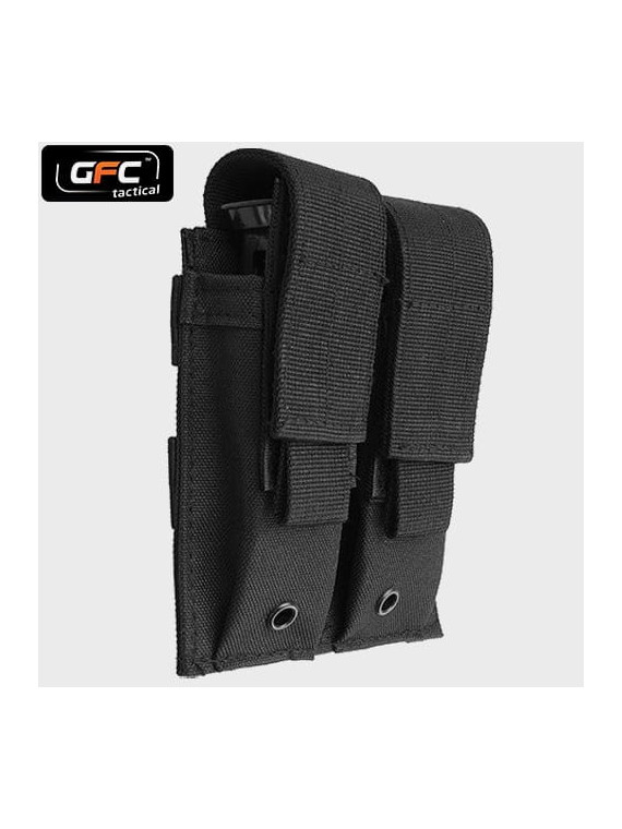 GFC TACTICAL ŁADOWNICA PODWÓJNA PISTOLETOWA CZARNA