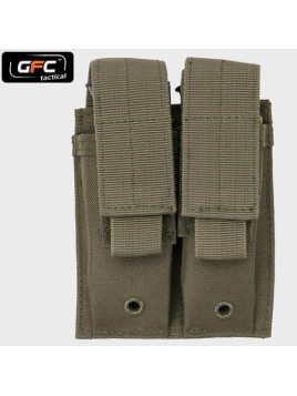 GFC TACTICAL ŁADOWNICA PODWÓJNA PISTOLETOWA OLIWKOWA