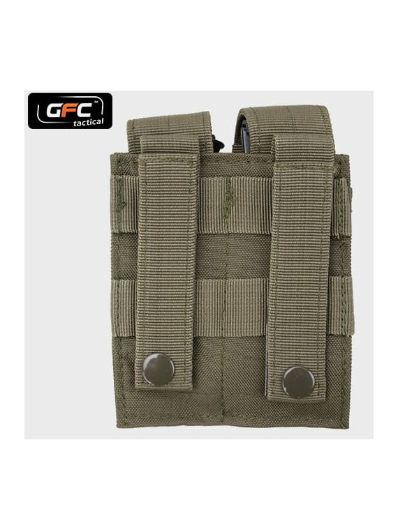 GFC TACTICAL ŁADOWNICA PODWÓJNA PISTOLETOWA OLIWKOWA