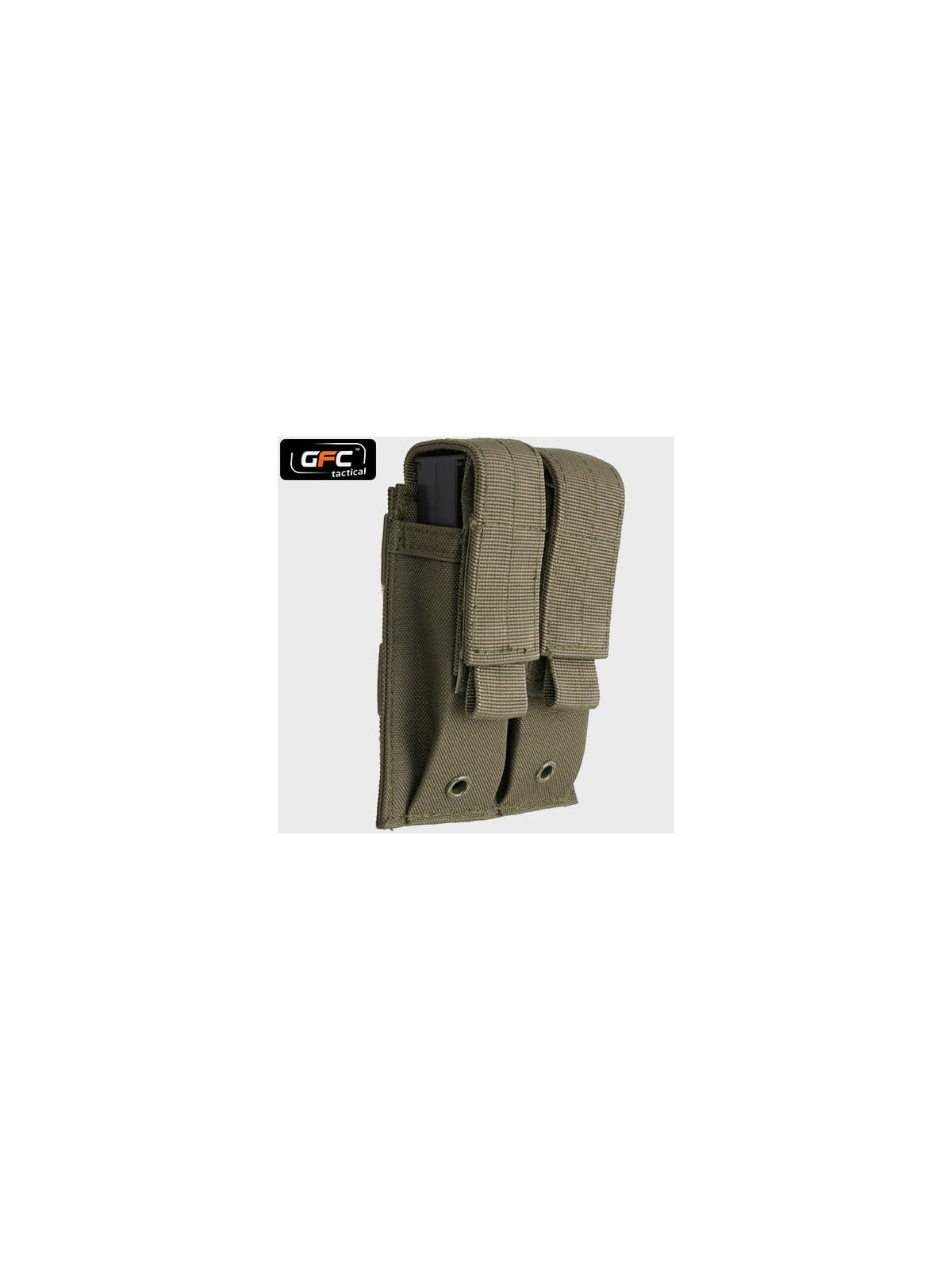 GFC TACTICAL ŁADOWNICA PODWÓJNA PISTOLETOWA OLIWKOWA