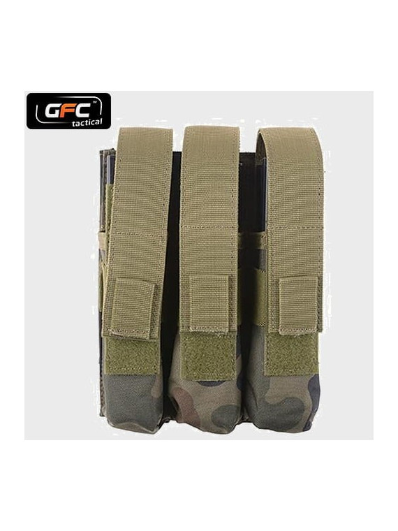 GFC TACTICAL ŁADOWNICA POTRÓJNA MP5 OLIWKOWA