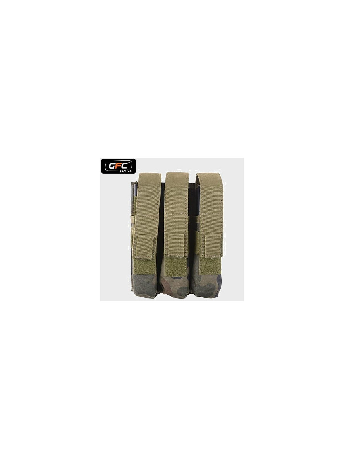 GFC TACTICAL ŁADOWNICA POTRÓJNA MP5 OLIWKOWA