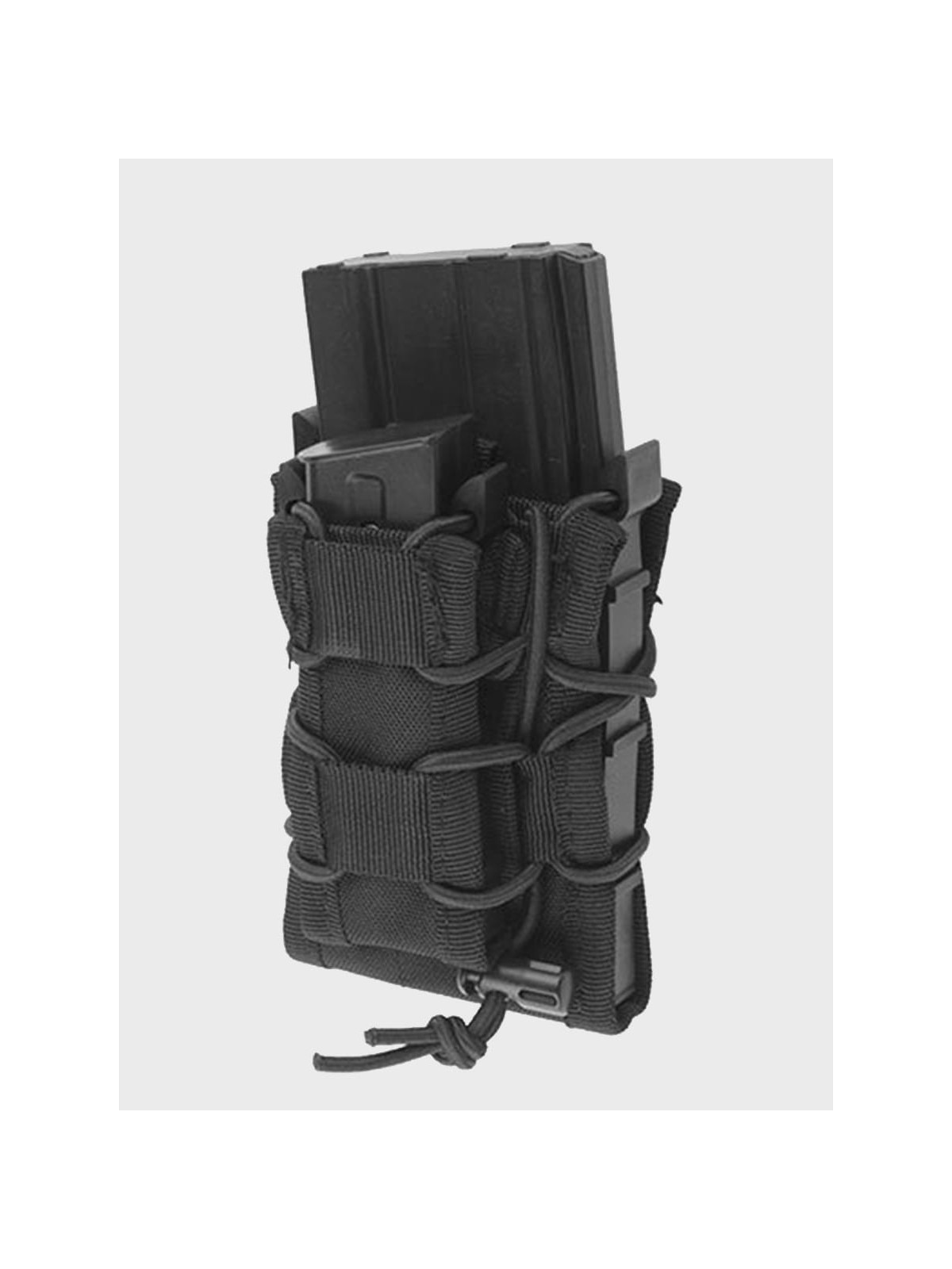 GFC TACTICAL ŁADOWNICA na magazynek pistoletowy i karabinowy AK, M4/M16, Aug,Grot  TC 1+1 CZARNA