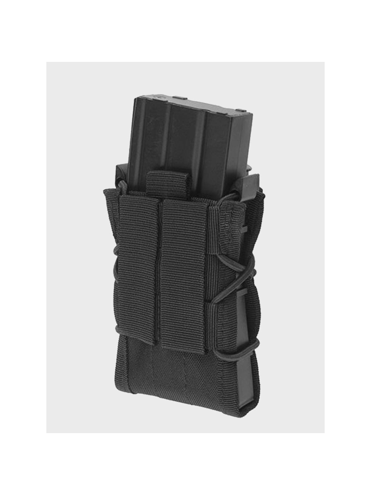 GFC TACTICAL ŁADOWNICA na magazynek pistoletowy i karabinowy AK, M4/M16, Aug,Grot  TC 1+1 CZARNA