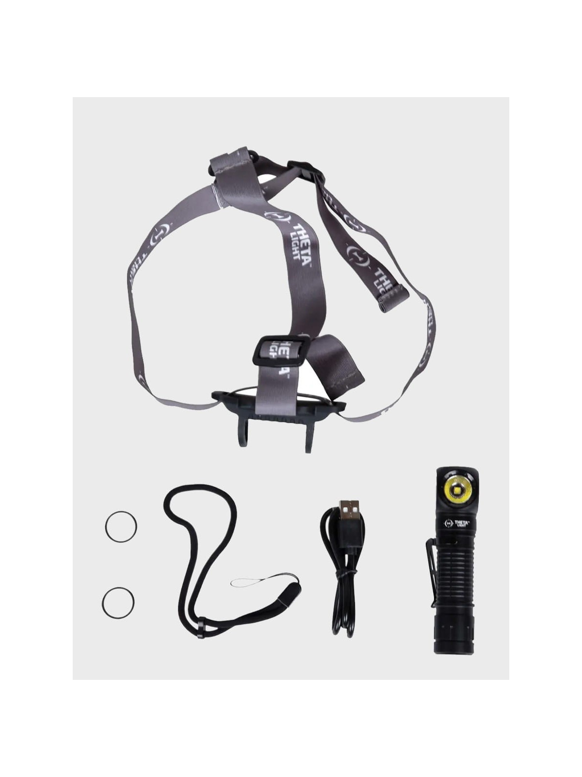 THETA OPTICS Latarka czołowa hybrydowa TX65 czarna