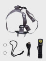 THETA OPTICS Latarka czołowa hybrydowa TX65 czarna