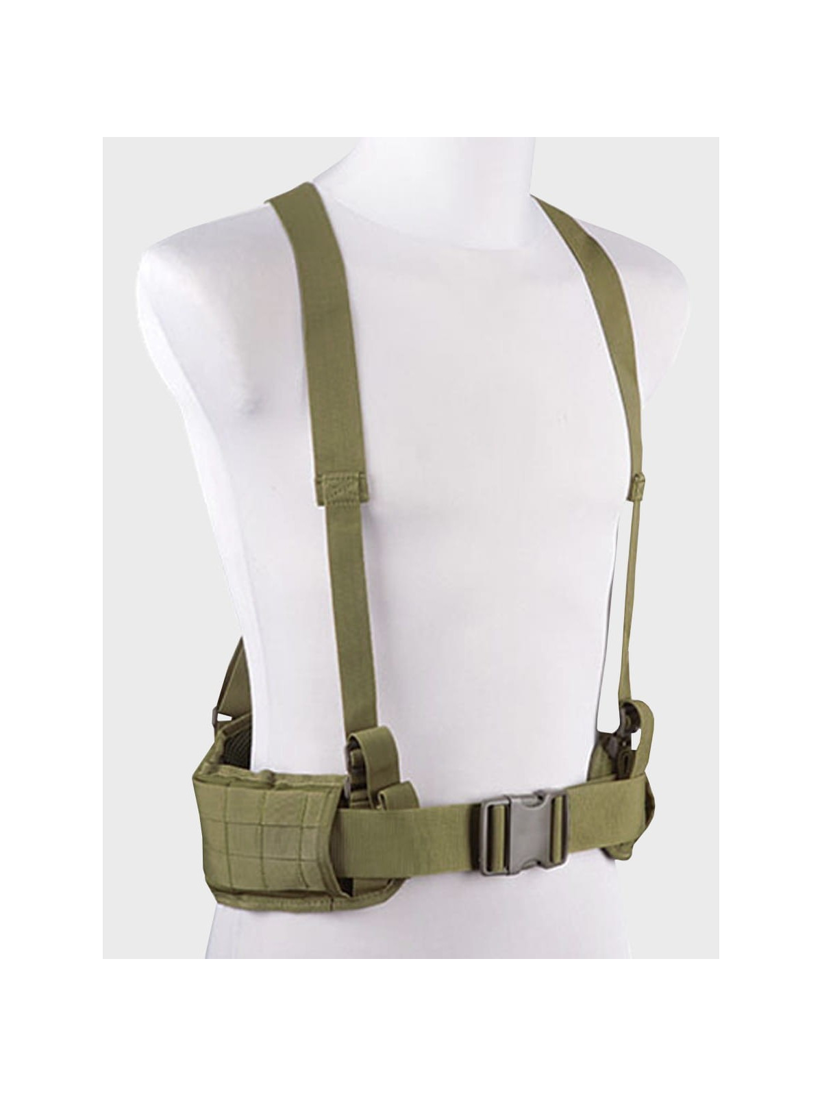 GFC TACTICAL PASOSZELKI TAKTYCZNE TYPU X PAS MOLLE OLIWKOWE
