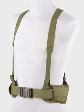 GFC TACTICAL PASOSZELKI TAKTYCZNE TYPU X PAS MOLLE OLIWKOWE