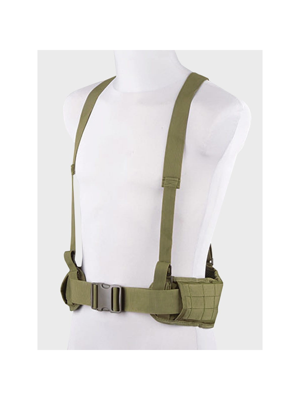 GFC TACTICAL PASOSZELKI TAKTYCZNE TYPU X PAS MOLLE OLIWKOWE
