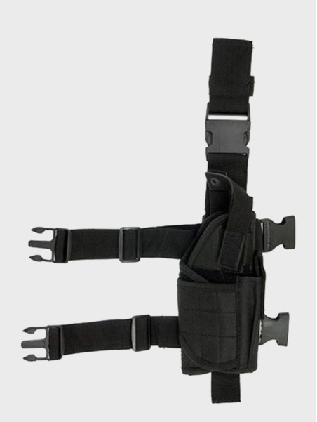 GFC TACTICAL KABURA UDOWA Z ŁADOWNICĄ NA MAGAZYNEK CZARNA