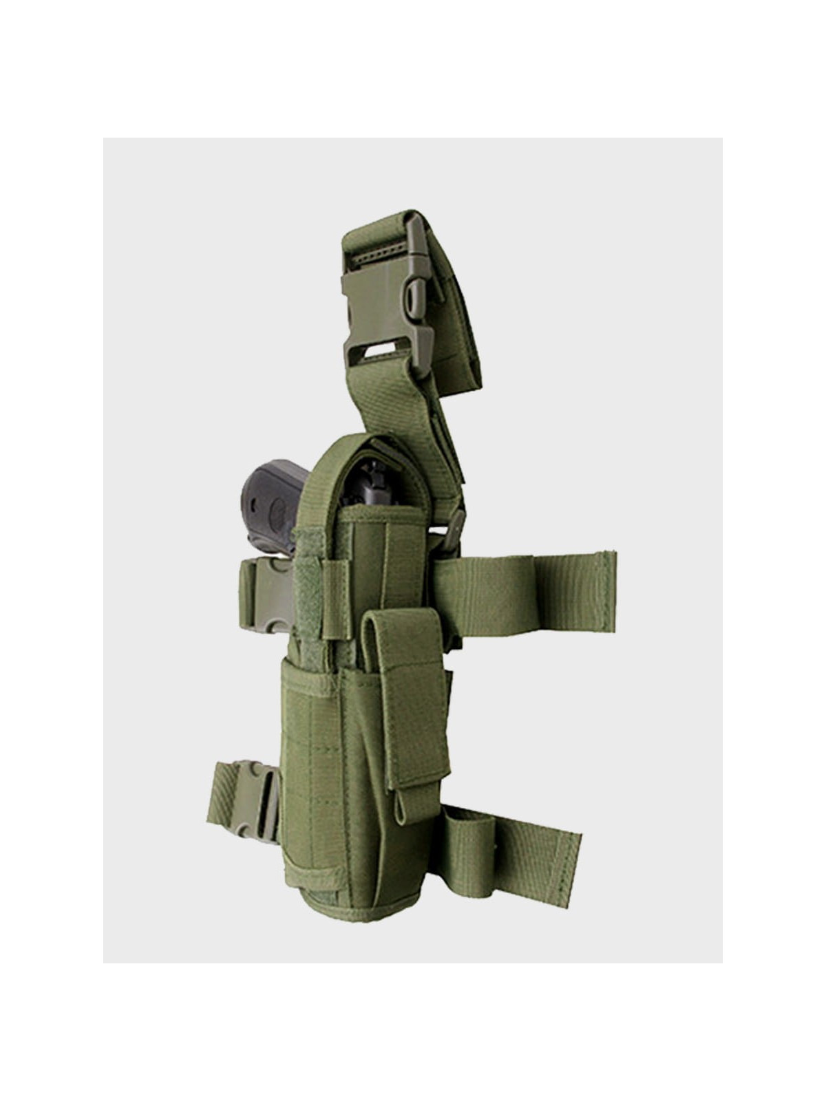 GFC TACTICAL KABURA UDOWA Z ŁADOWNICĄ NA MAGAZYNEK OLIWKOWA