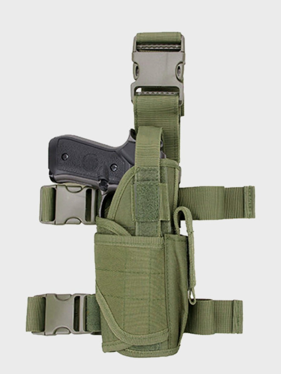 GFC TACTICAL KABURA UDOWA Z ŁADOWNICĄ NA MAGAZYNEK OLIWKOWA