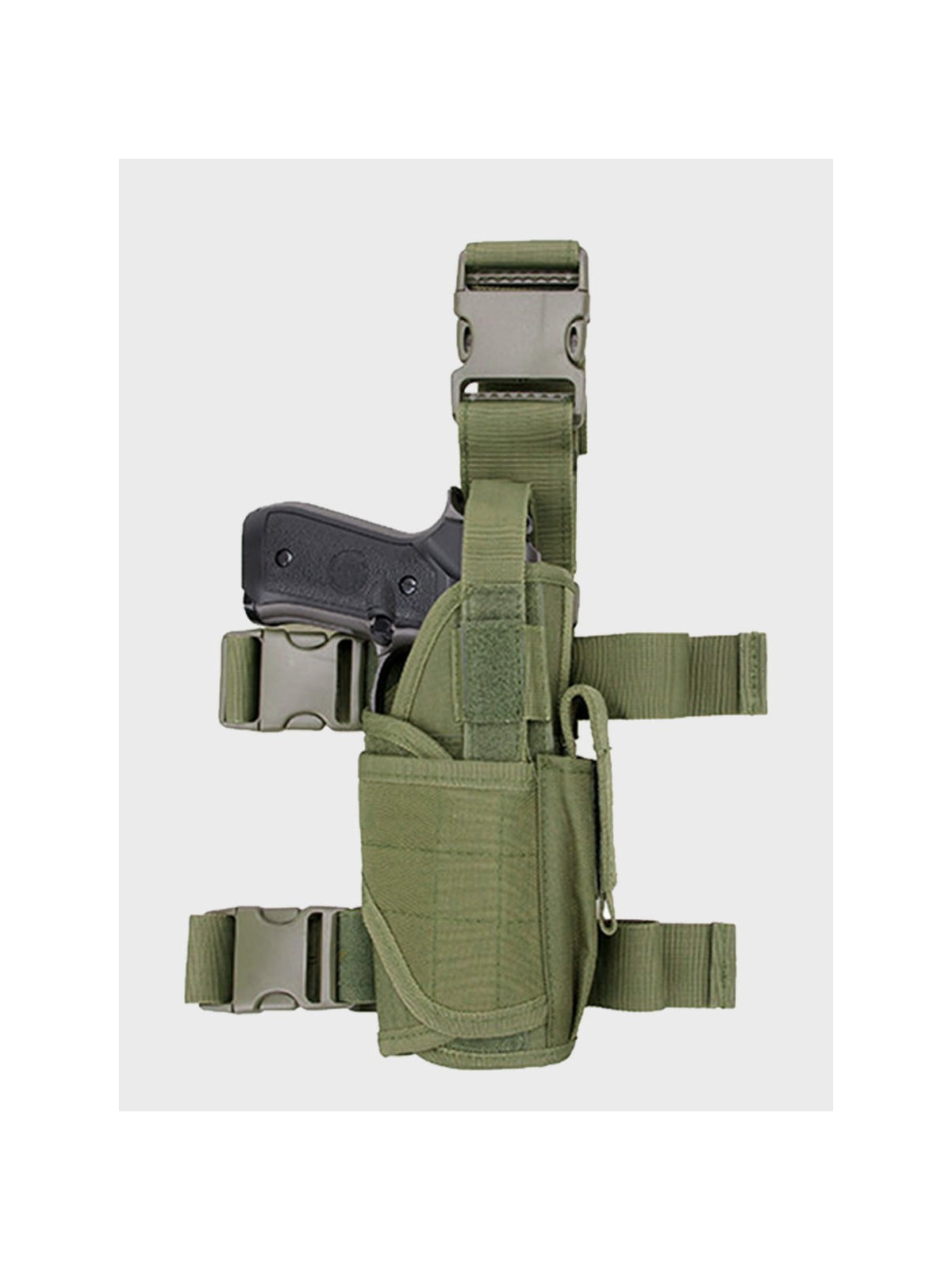 GFC TACTICAL KABURA UDOWA Z ŁADOWNICĄ NA MAGAZYNEK OLIWKOWA