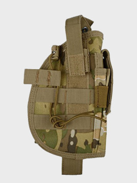 GFC TACTICAL Kabura uniwersalna z ładownicą na magazynek pistoletowy multicam
