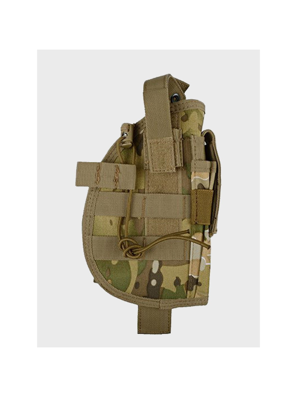 GFC TACTICAL Kabura uniwersalna z ładownicą na magazynek pistoletowy multicam