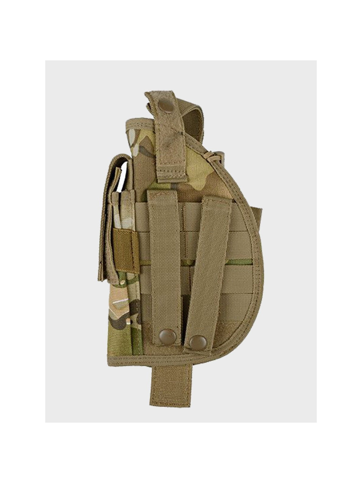 GFC TACTICAL Kabura uniwersalna z ładownicą na magazynek pistoletowy multicam