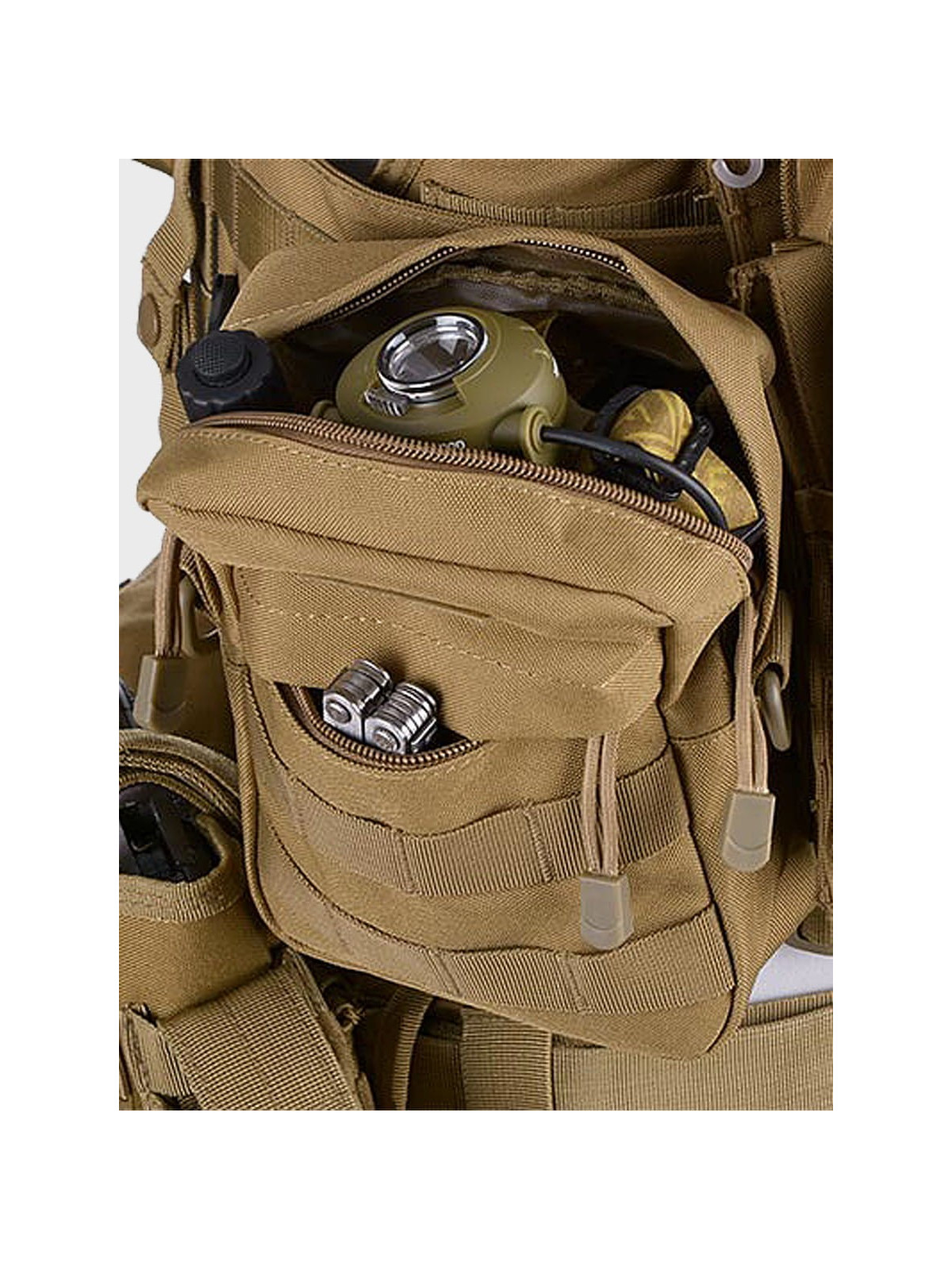 GFC TACTICAL ŁADOWNICA CARGO Z KIESZONKĄ CZARNA