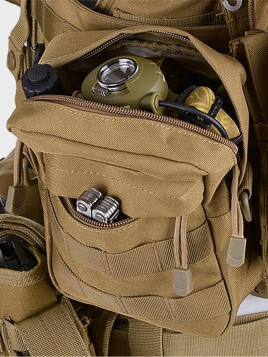 GFC TACTICAL ŁADOWNICA CARGO Z KIESZONKĄ OLIWKOWA