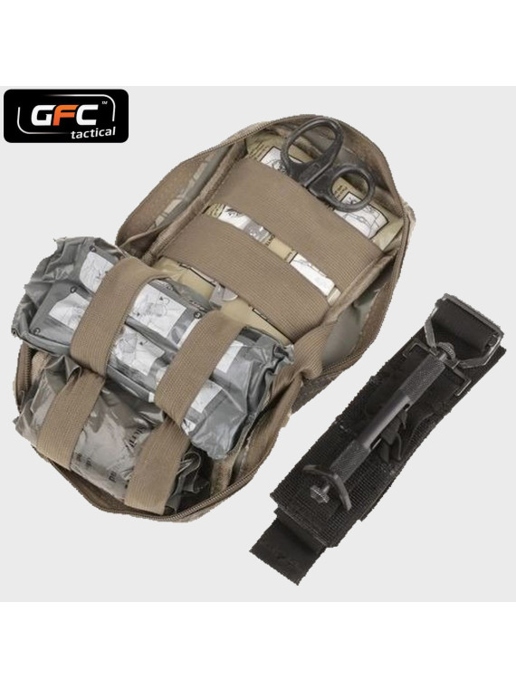 GFC TACTICAL ZASOBNIK MEDYCZNY MOLLE OLIWKOWY