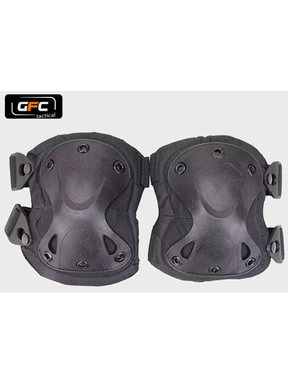 GFC TACTICAL ZESTAW OCHRANIACZY NA KOLANA FUTURE CZARNY