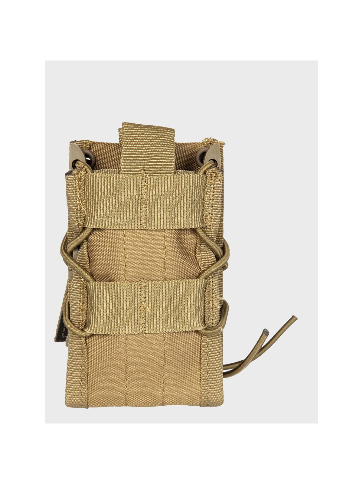 GFC TACTICAL Ładownica na 2 magazynki M4/M16, AK, Grot, Beryl typu Shingle molle tan