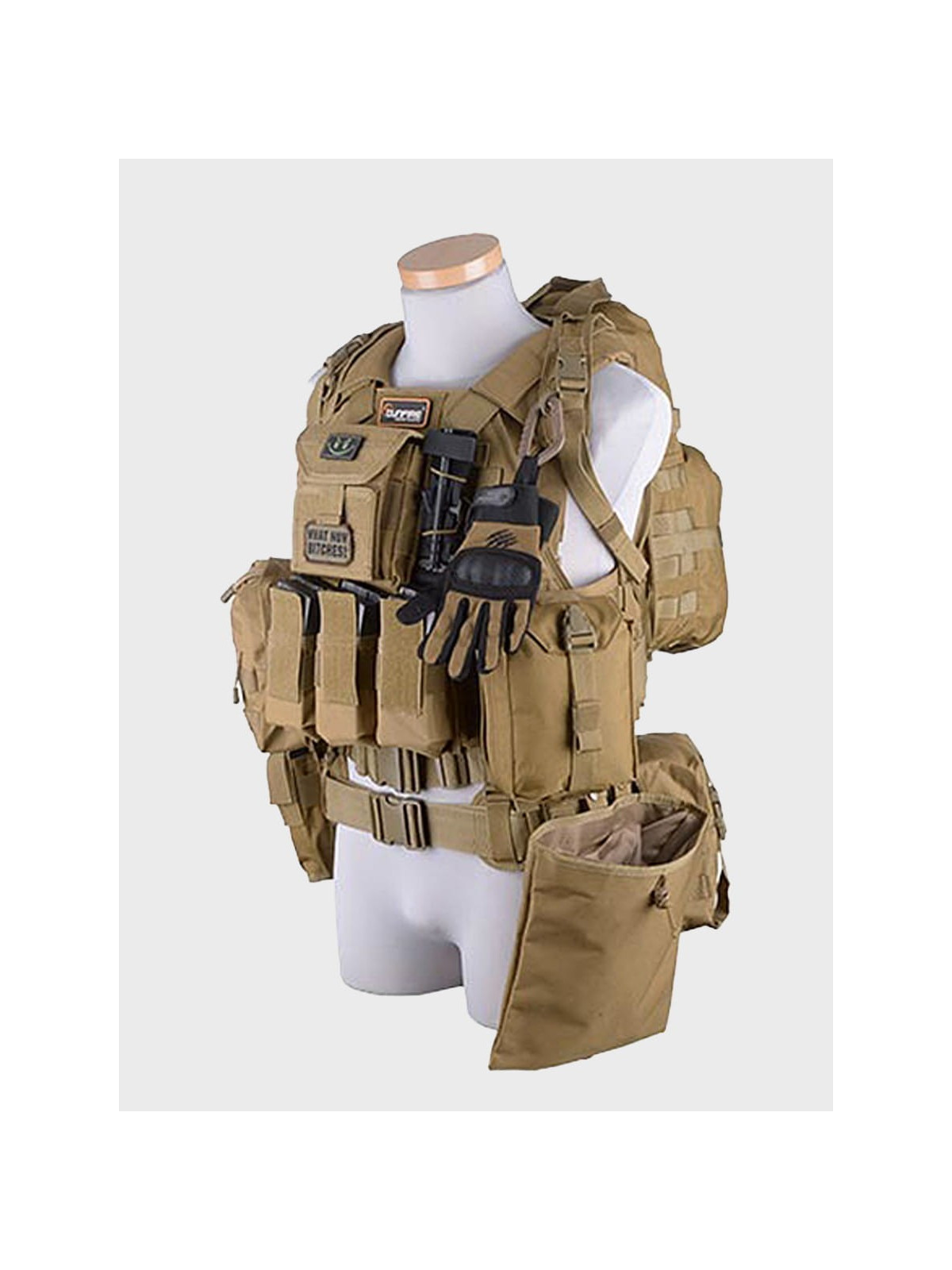 GFC TACTICAL TORBA ZRZUTOWA NA MAGAZYNKI MULTICAM
