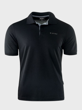 HI-TEC  Koszulka polo męska SITE II czarna XXL