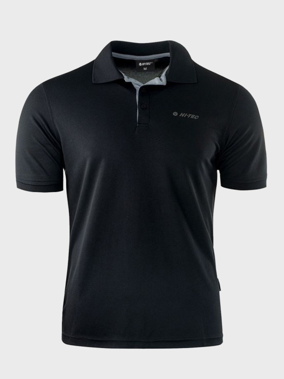 HI-TEC  Koszulka polo męska SITE II czarna XXL
