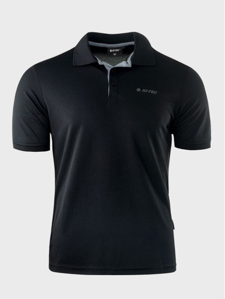 HI-TEC  Koszulka polo męska SITE II czarna XXL
