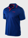 HI-TEC  Koszulka polo męska SITE II granatowo-czerwona XL