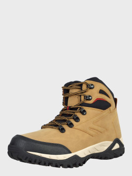 HI-TEC Buty męskie trekkingowe górskie MEDIN MID Camel-czarne 41