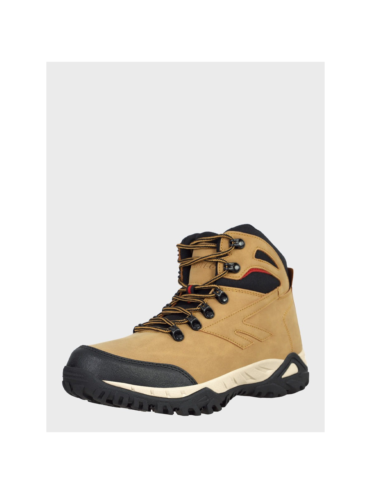 HI-TEC Buty męskie trekkingowe górskie MEDIN MID Camel-czarne 41
