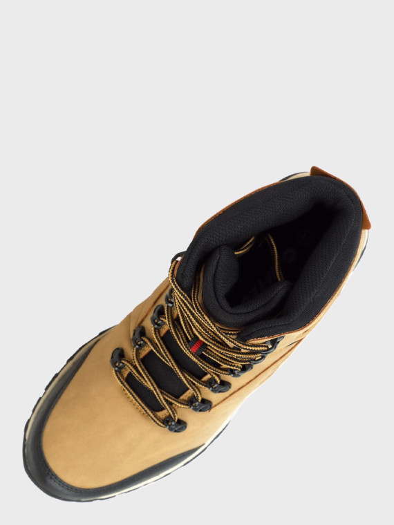 HI-TEC Buty męskie trekkingowe górskie MEDIN MID Camel-czarne 41