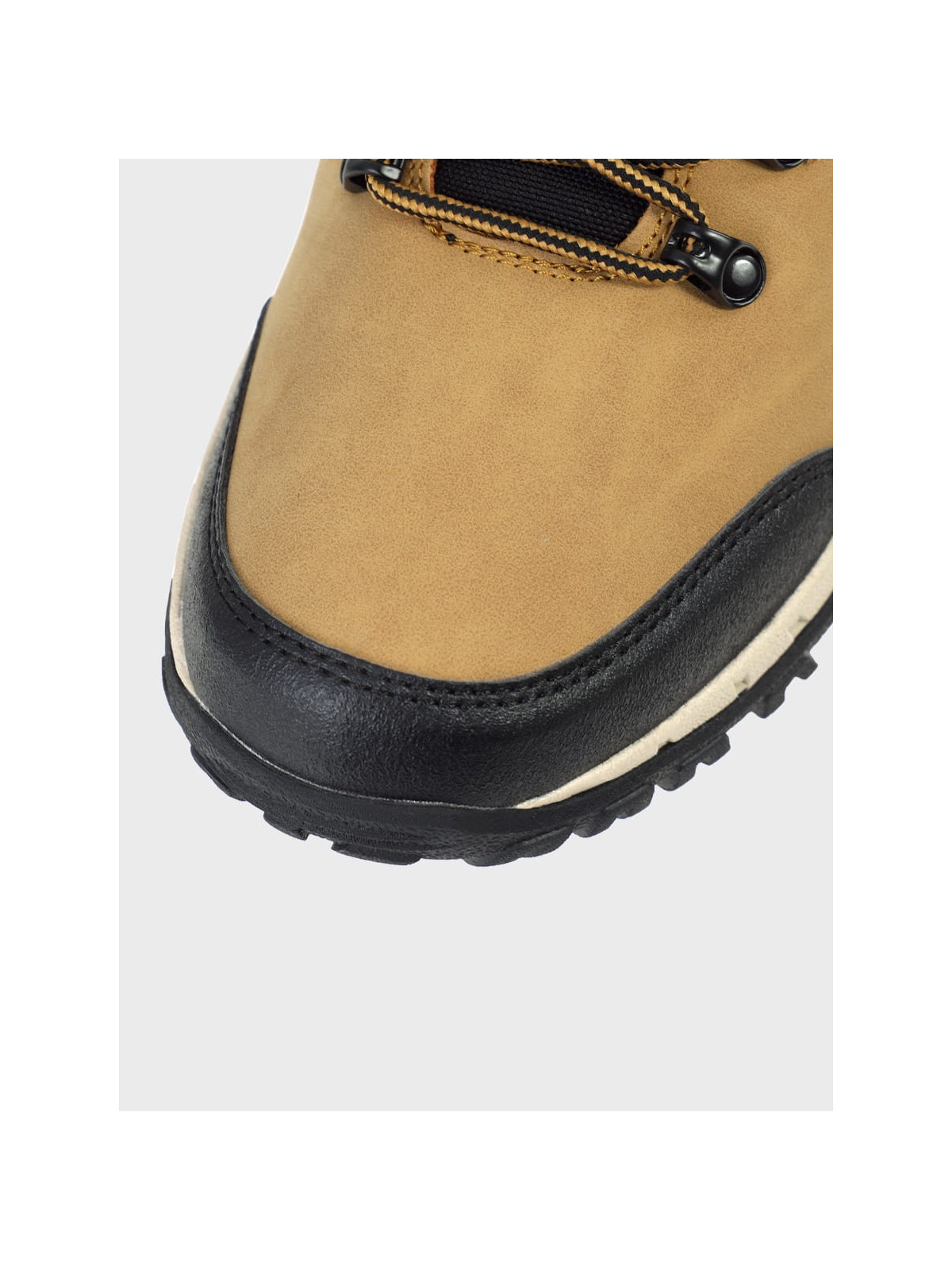HI-TEC Buty męskie trekkingowe górskie MEDIN MID Camel-czarne 41