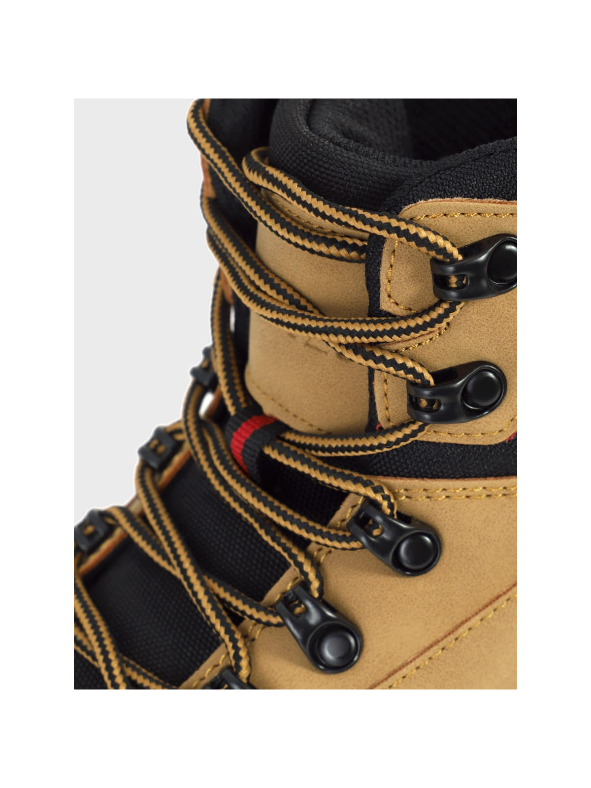 HI-TEC Buty męskie trekkingowe górskie MEDIN MID Camel-czarne 41