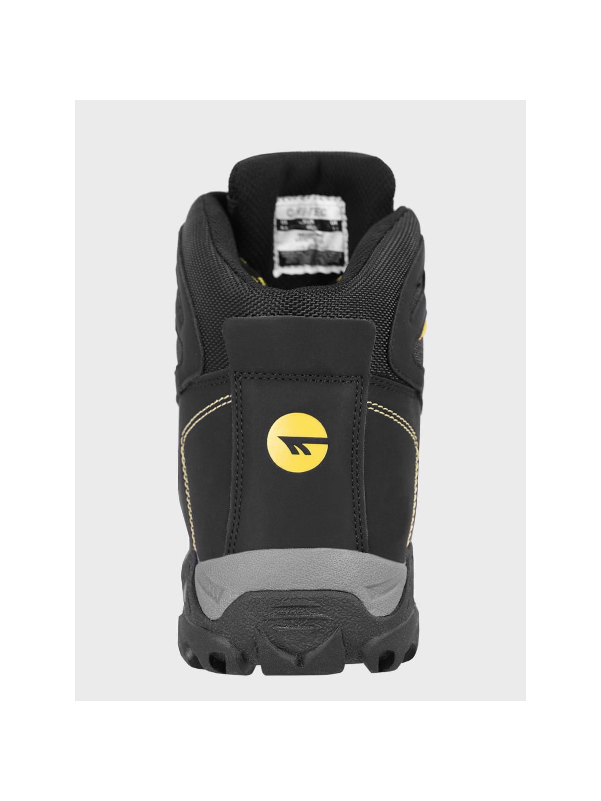 HI-TEC Buty męskie trekkingowe górskie MEDIN MID Czarno-limonkowe 41