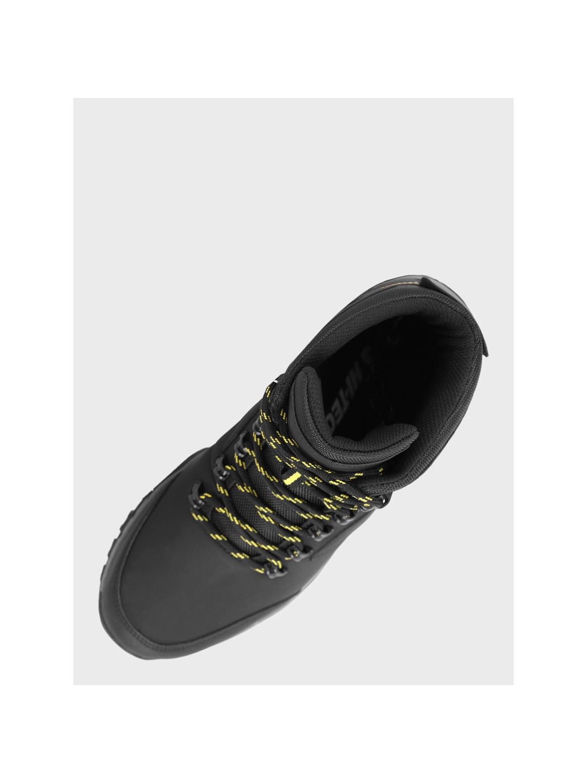 HI-TEC Buty męskie trekkingowe górskie MEDIN MID Czarno-limonkowe 41