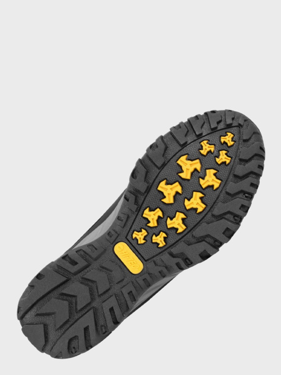 HI-TEC Buty męskie trekkingowe górskie MEDIN MID Czarno-limonkowe 41