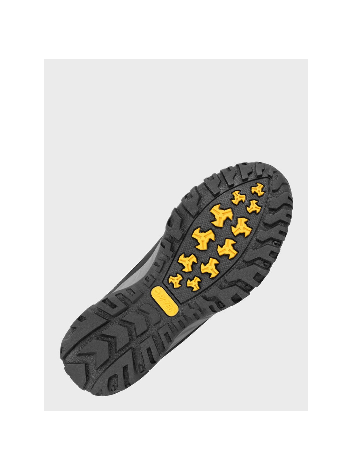 HI-TEC Buty męskie trekkingowe górskie MEDIN MID Czarno-limonkowe 41