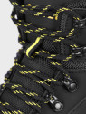 HI-TEC Buty męskie trekkingowe górskie MEDIN MID Czarno-limonkowe 41