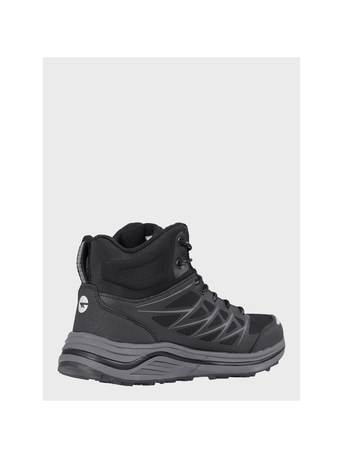 HI-TEC BUTY MĘSKIE TREKKINGOWE WODOODPORNE GÓRSKIE HEWILA MID WP WYSOKIE Czarne 46