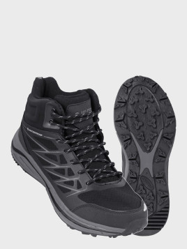 HI-TEC BUTY MĘSKIE TREKKINGOWE WODOODPORNE GÓRSKIE HEWILA MID WP WYSOKIE Czarne 46
