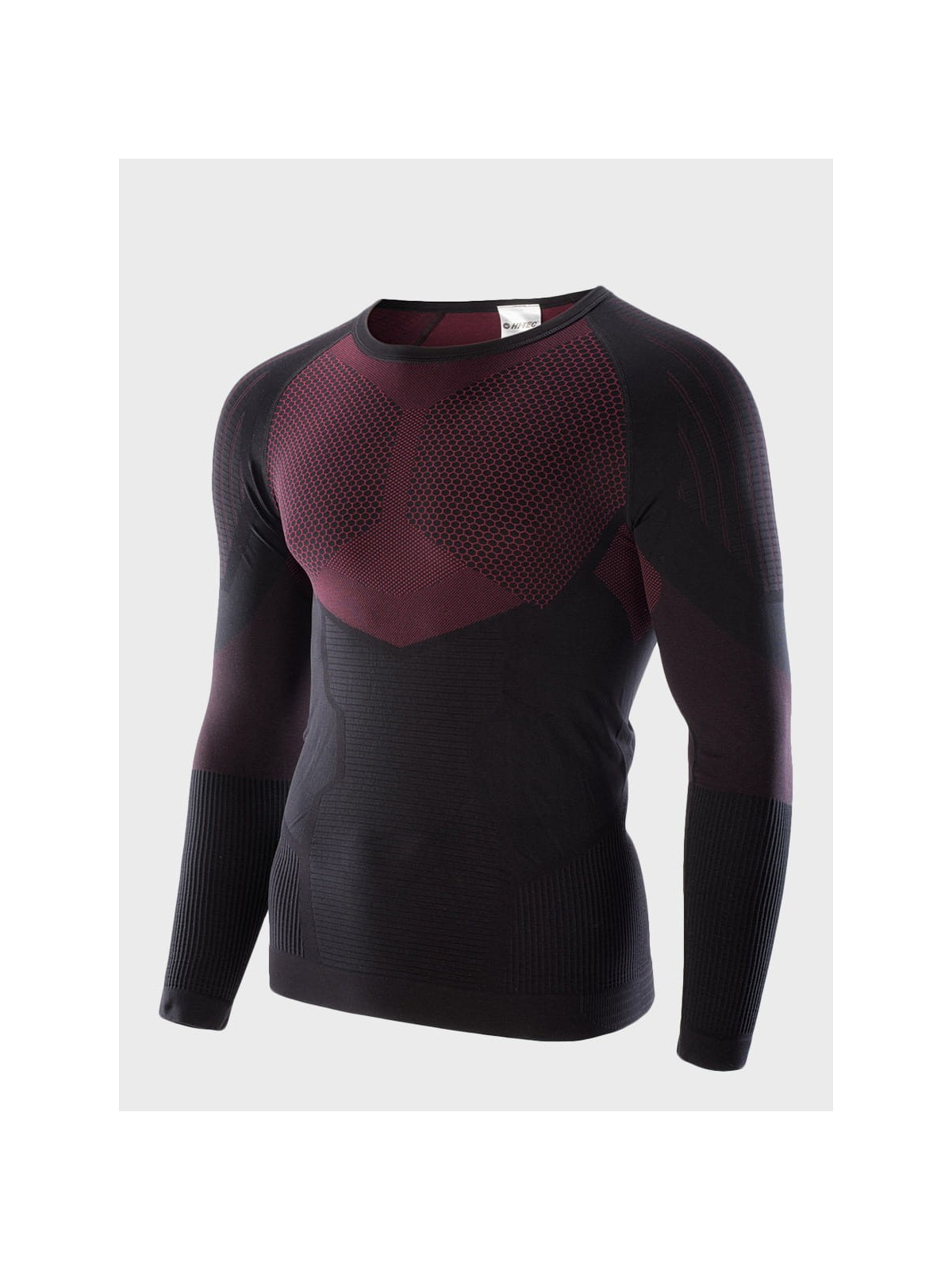 HI-TEC BLUZA TERMOAKTYWNA HINO CZARNO-CZERWONA XL/XXL