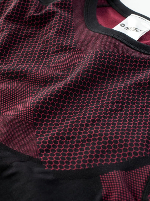 HI-TEC BLUZA TERMOAKTYWNA HINO CZARNO-CZERWONA XL/XXL