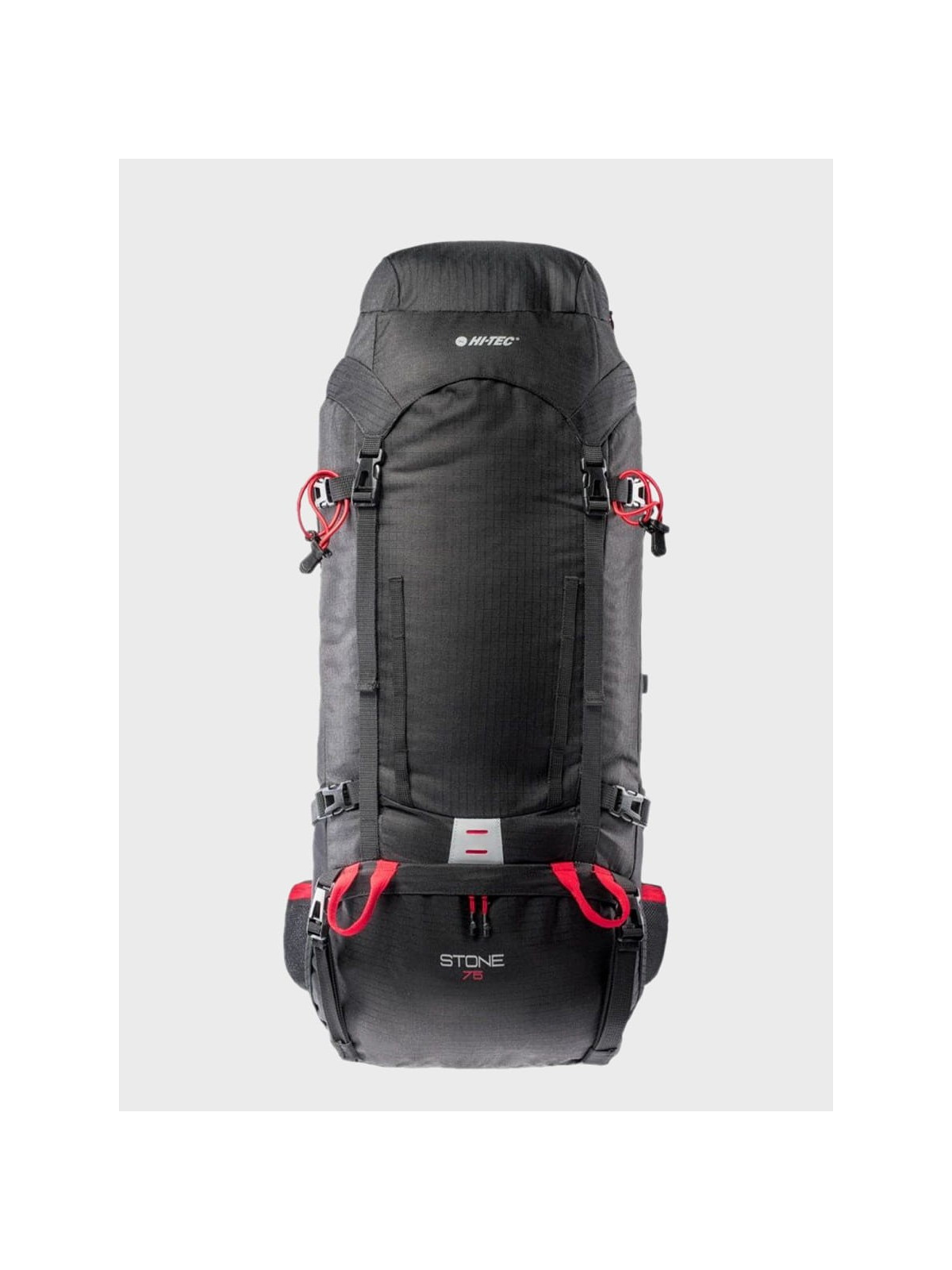 HI-TEC Plecak trekkingowy turystyczny STONE 75L z pokrowcem czarny
