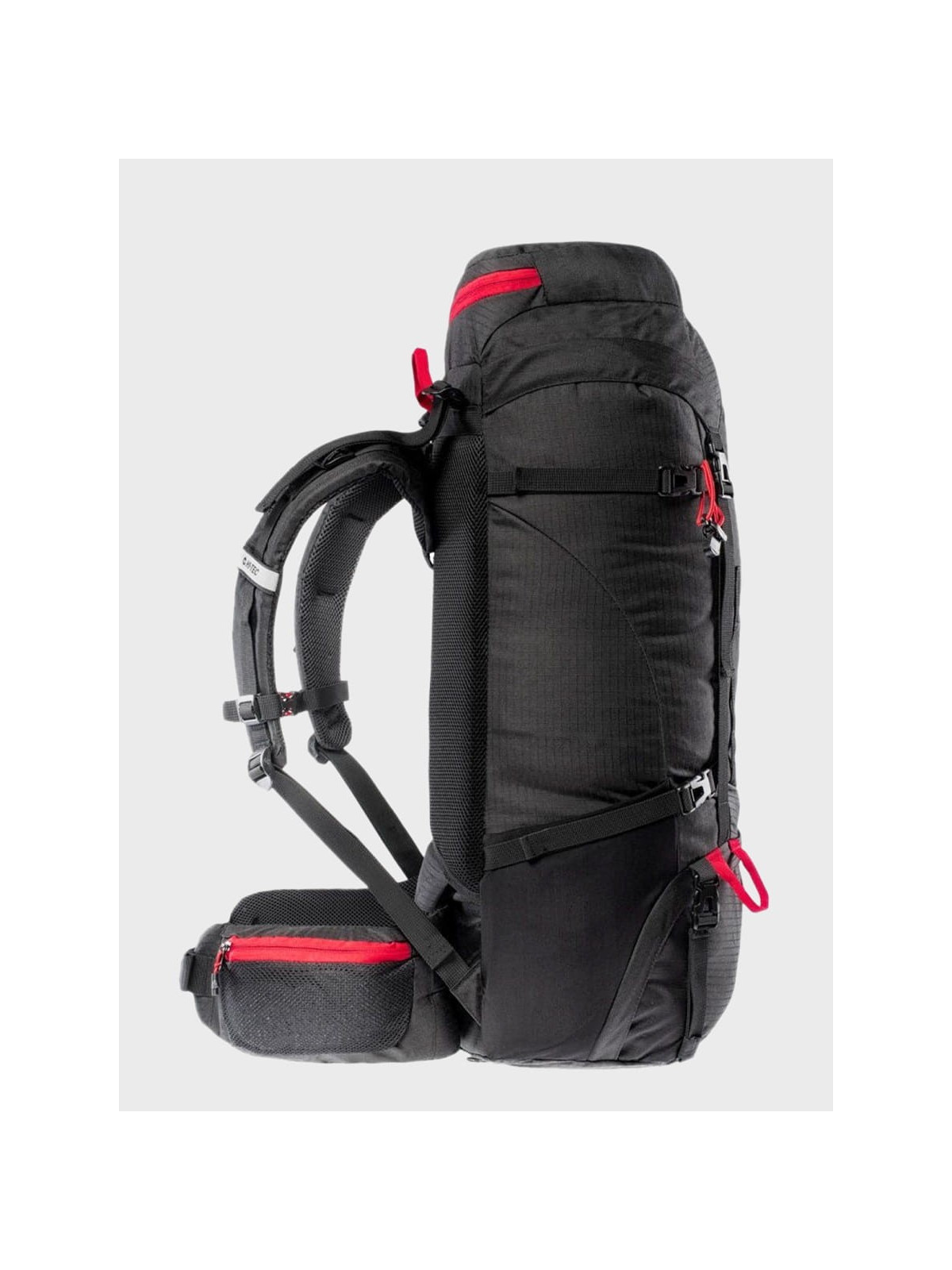 HI-TEC Plecak trekkingowy turystyczny STONE 75L z pokrowcem czarny