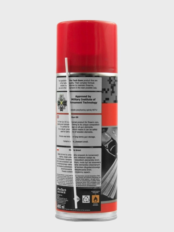 ProTechGuns Olej do broni 400 ml Spray