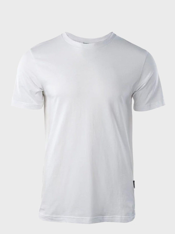 HI-TEC Koszulka męska PLAIN regular biała XXL