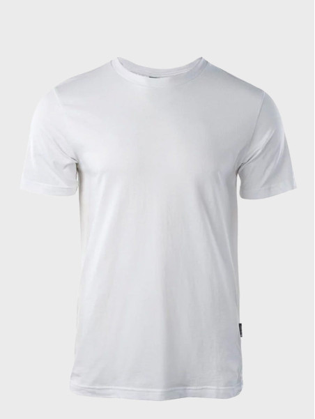HI-TEC Koszulka męska PLAIN regular biała XXL